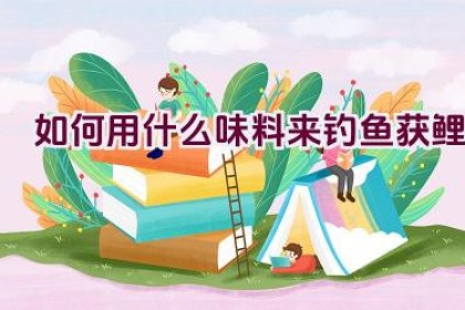 如何用什么味料来钓鱼获鲤