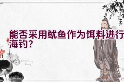能否采用鱿鱼作为饵料进行海钓？