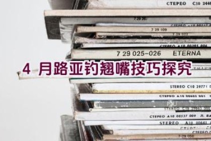 4月路亚钓翘嘴技巧探究