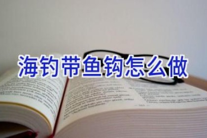 海钓带鱼钩怎么做