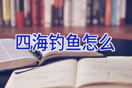 四海钓鱼 怎么