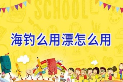 海钓么用漂怎么用