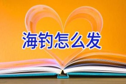 海钓怎么发