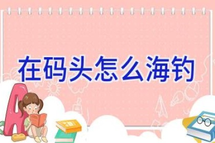 在码头怎么海钓