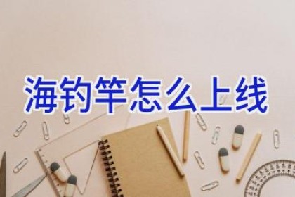 海钓竿怎么上线