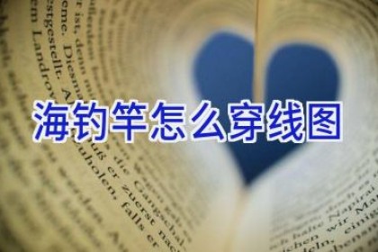 海钓竿怎么穿线图