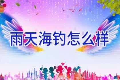 雨天海钓怎么样