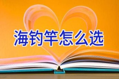 海钓竿怎么选