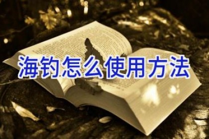 海钓怎么使用方法