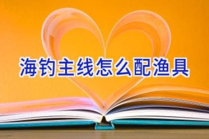 海钓主线怎么配渔具