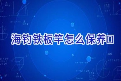 海钓铁板竿怎么保养