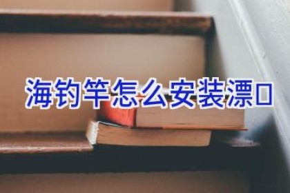 海钓竿怎么安装漂