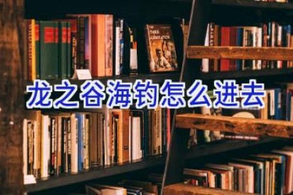 龙之谷海钓怎么进去