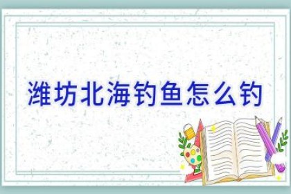 潍坊北海钓鱼怎么钓