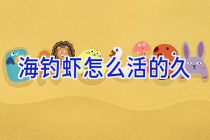海钓虾怎么活的久