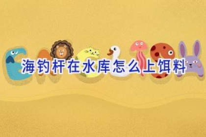 海钓杆在水库怎么上饵料