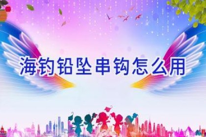 海钓铅坠串钩怎么用