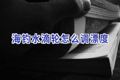 海钓水滴轮怎么调漂度