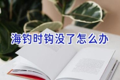 海钓时钩没了怎么办