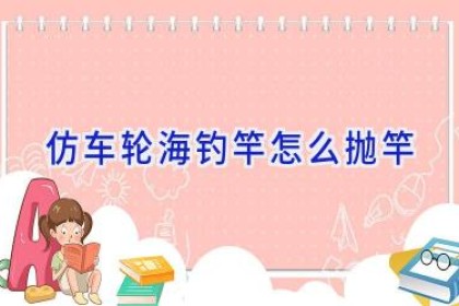 仿车轮海钓竿怎么抛竿