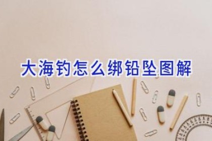 大海钓怎么绑铅坠图解