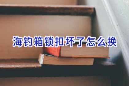 海钓箱锁扣坏了怎么换
