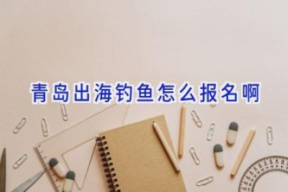 青岛出海钓鱼怎么报名啊