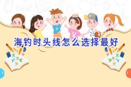 海钓时头线怎么选择最好