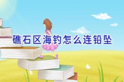 礁石区海钓怎么连铅坠