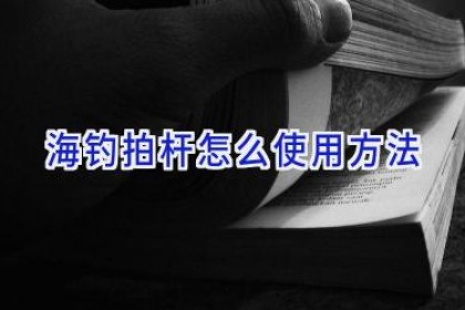 海钓拍杆怎么使用方法