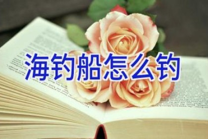 海钓船怎么钓