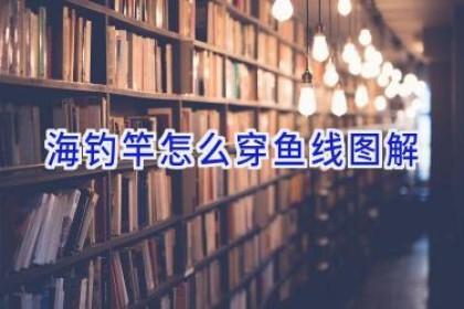 海钓竿怎么穿鱼线图解
