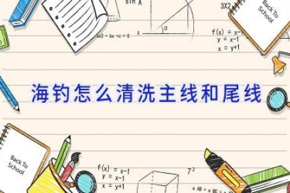 海钓怎么清洗主线和尾线