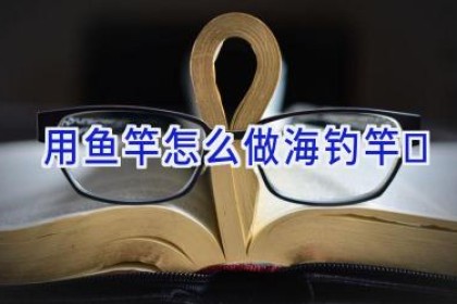 用鱼竿怎么做海钓竿