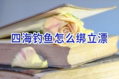 四海钓鱼怎么绑立漂