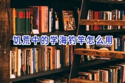 饥荒中的学海钓竿怎么用