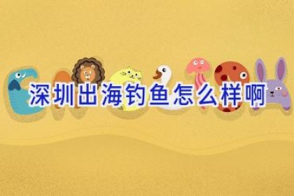 深圳出海钓鱼怎么样啊