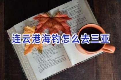 连云港海钓怎么去三亚