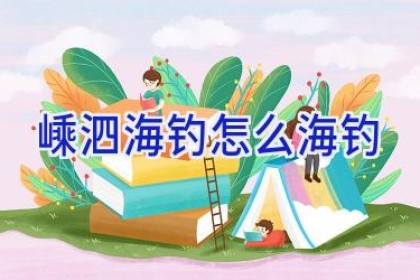 嵊泗海钓怎么海钓