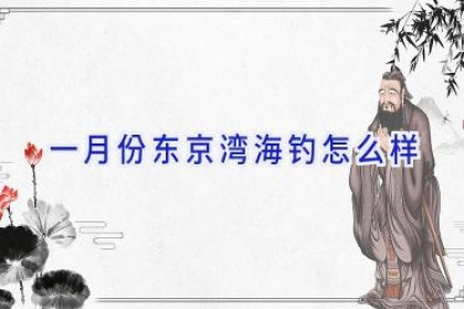 一月份东京湾海钓怎么样