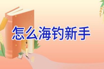 怎么海钓新手