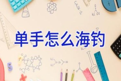 单手怎么海钓