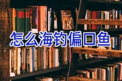 怎么海钓偏口鱼