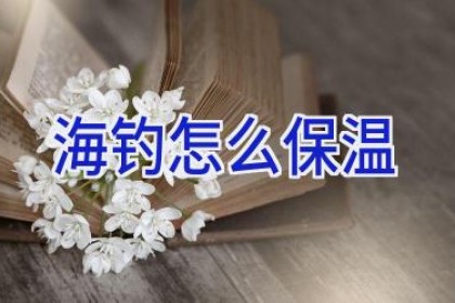 海钓怎么保温