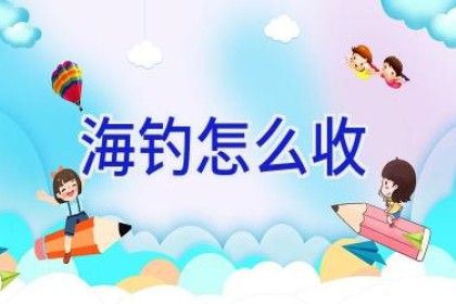 海钓怎么收