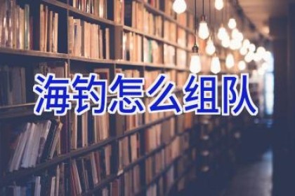 海钓怎么组队