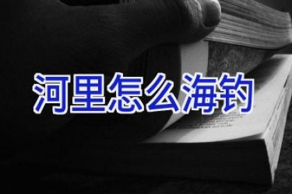 河里怎么海钓