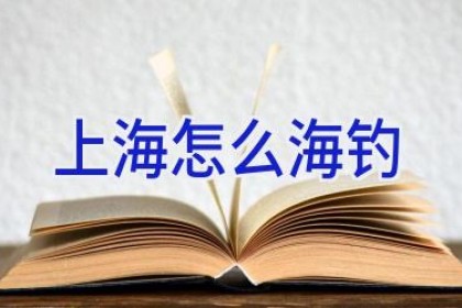 上海怎么海钓