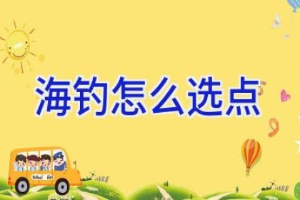 海钓怎么选点