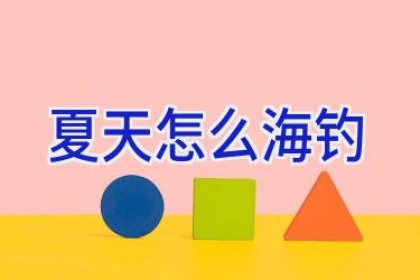 夏天怎么海钓
